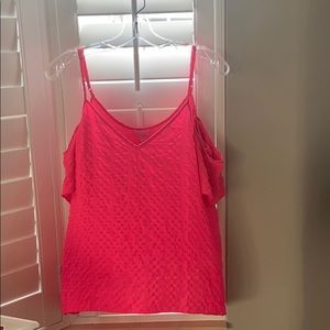 Ladies Lilly Pulitzer cold shoulder blouse